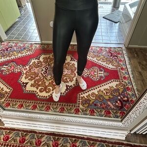 Guess Black Faux Leather Pants
